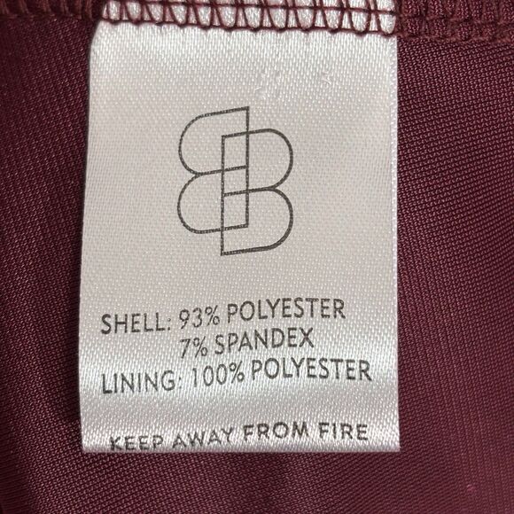 Baltic Born Maxi Wrap Velvet Dress Meghan Wedding Holiday Party Burgundy Size XL - Picture 11 of 13